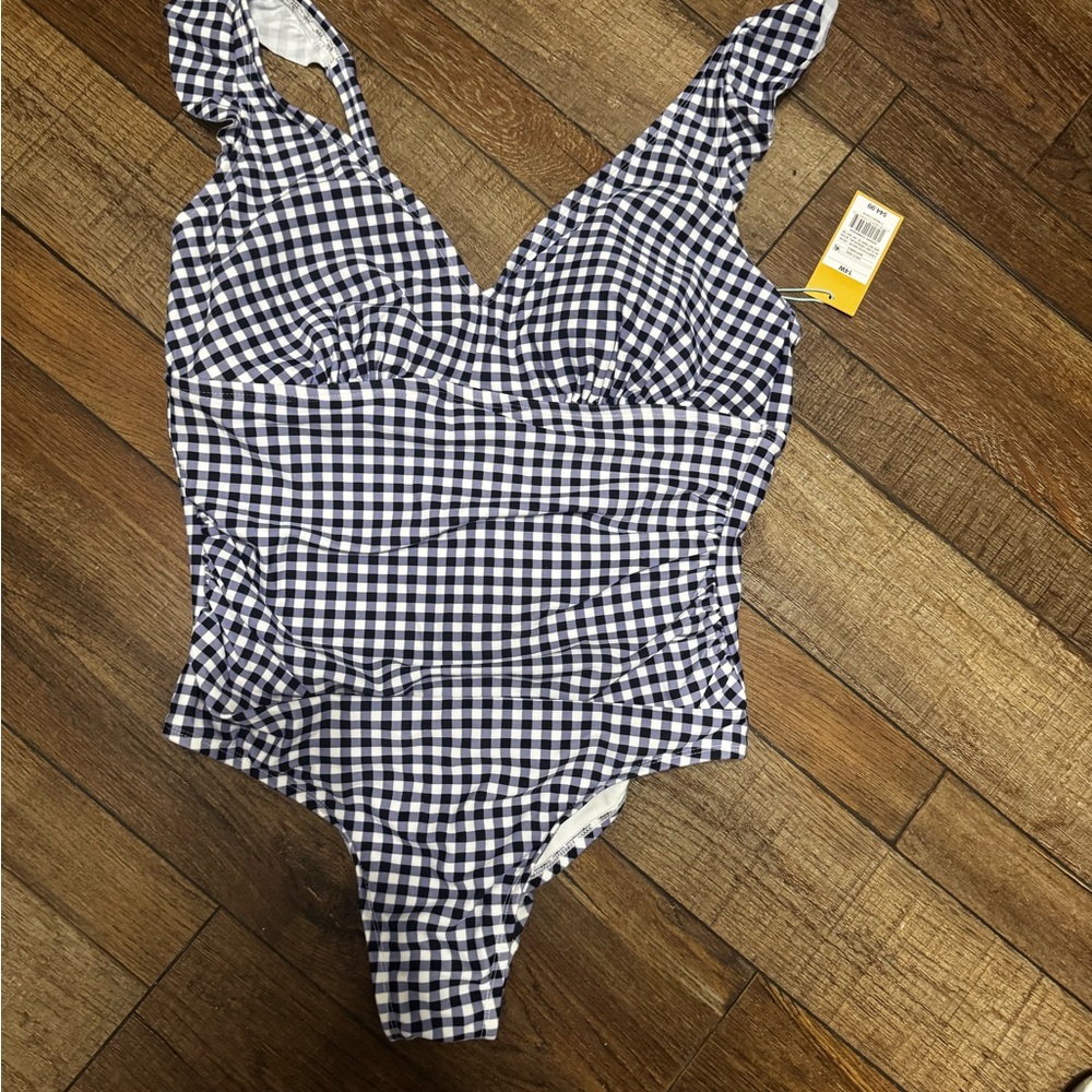 Gingham One-Piece Swimsuit
